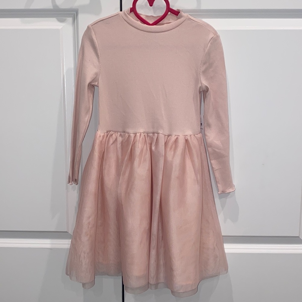 BRAND NEW girls pink tulle dress. Size 5T